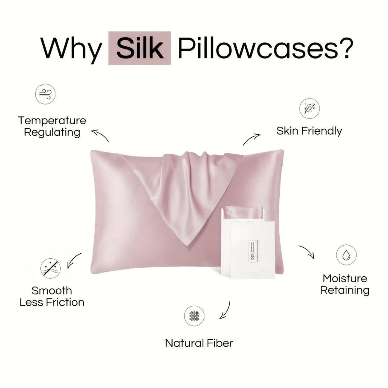 Luxurious Silk Pillowcases