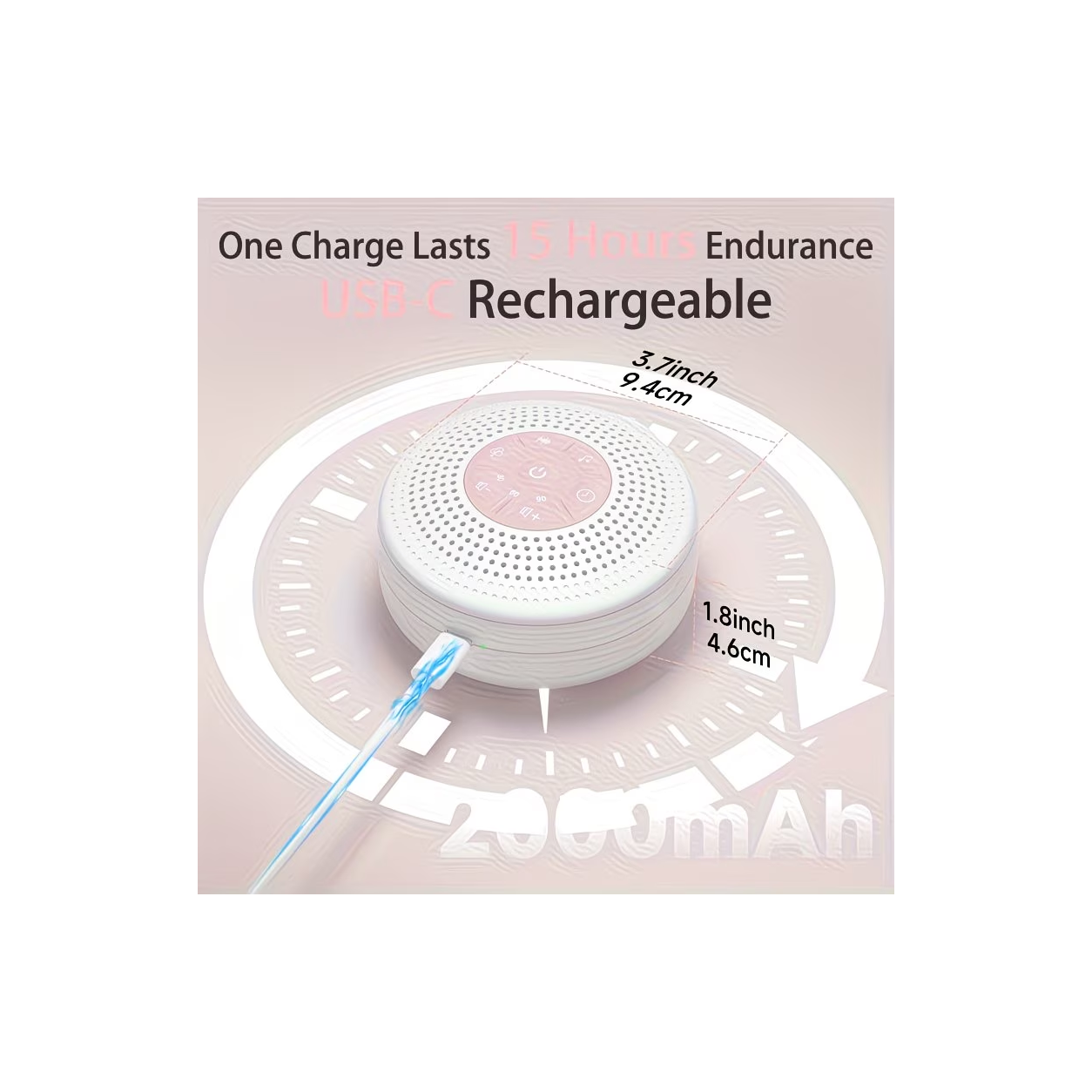 SLEEP AIDS DEVICE - White Noise Sleep Machine with Timer