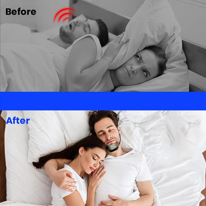 Adjustable Anti-Snoring Sleep Aid with Pulse & Sound Modes