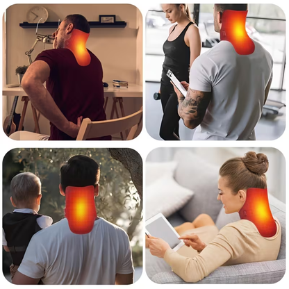 USB Neck Warmer with a Neck Heating Support Pad