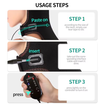 USB Neck Warmer with a Neck Heating Support Pad