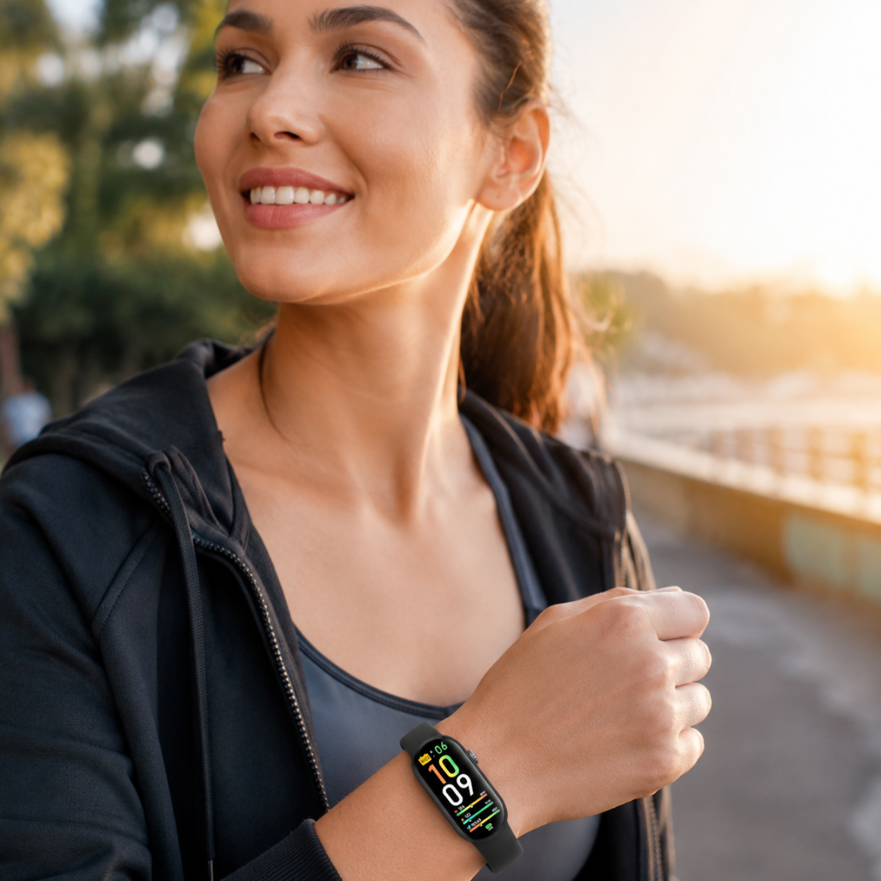 Waterproof Smart Watch for Women and Men Sleep Tracking