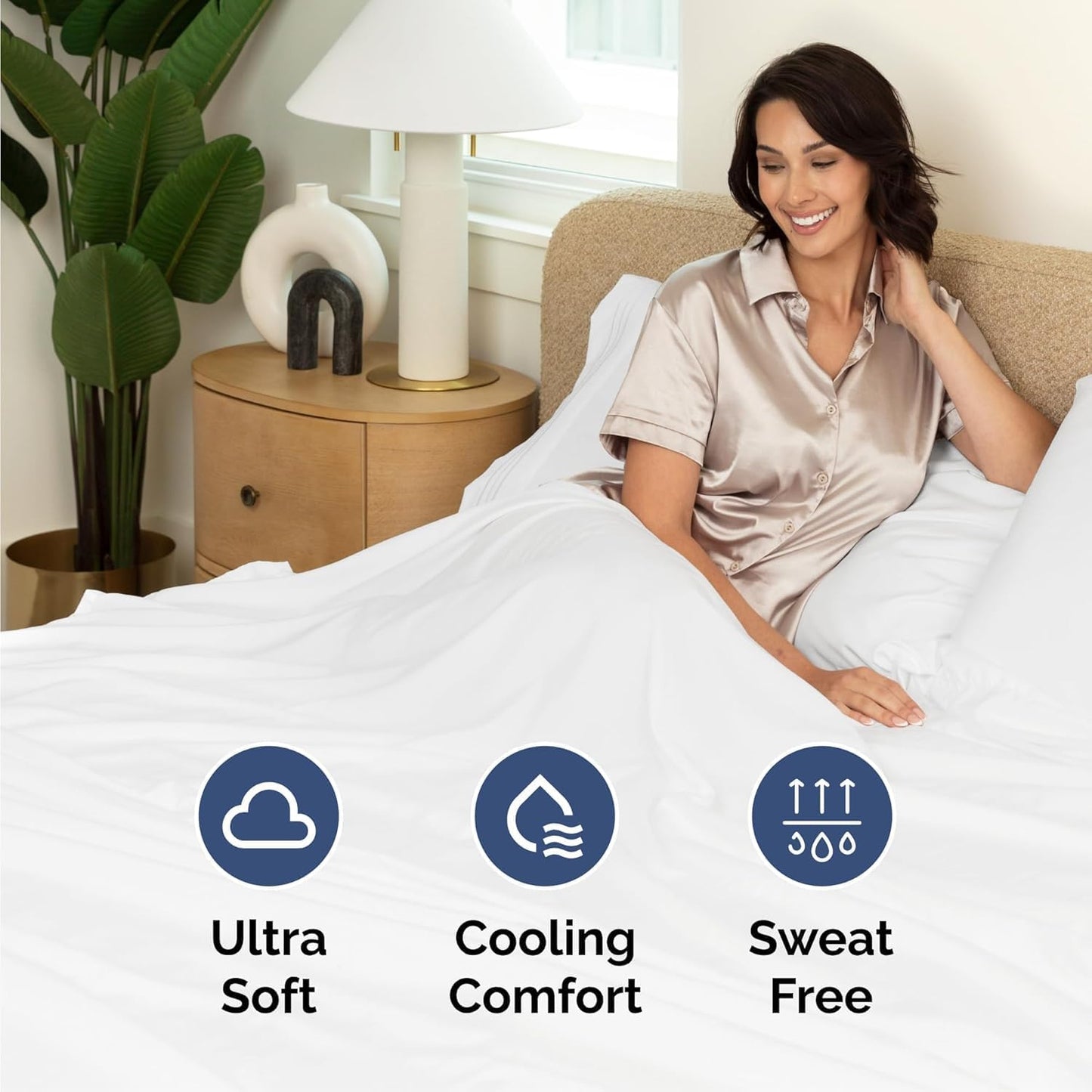 Extra Soft Cooling Sheets Queen Size