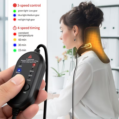 USB Neck Warmer with a Neck Heating Support Pad