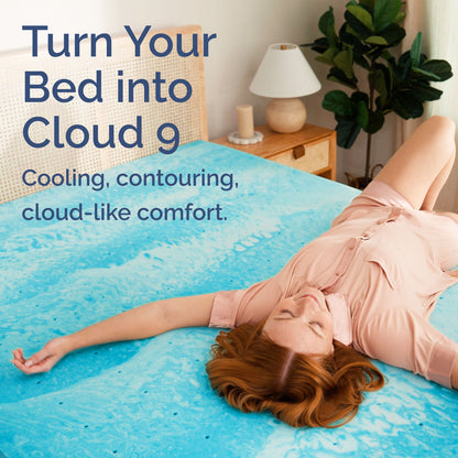 Cooling Gel Memory Foam Mattress Topper
