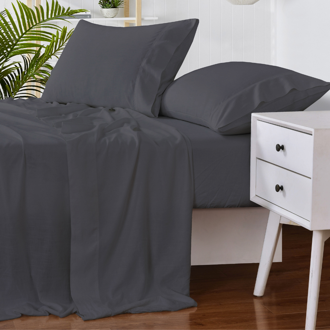 Organic Linen Bamboo Sheet Set