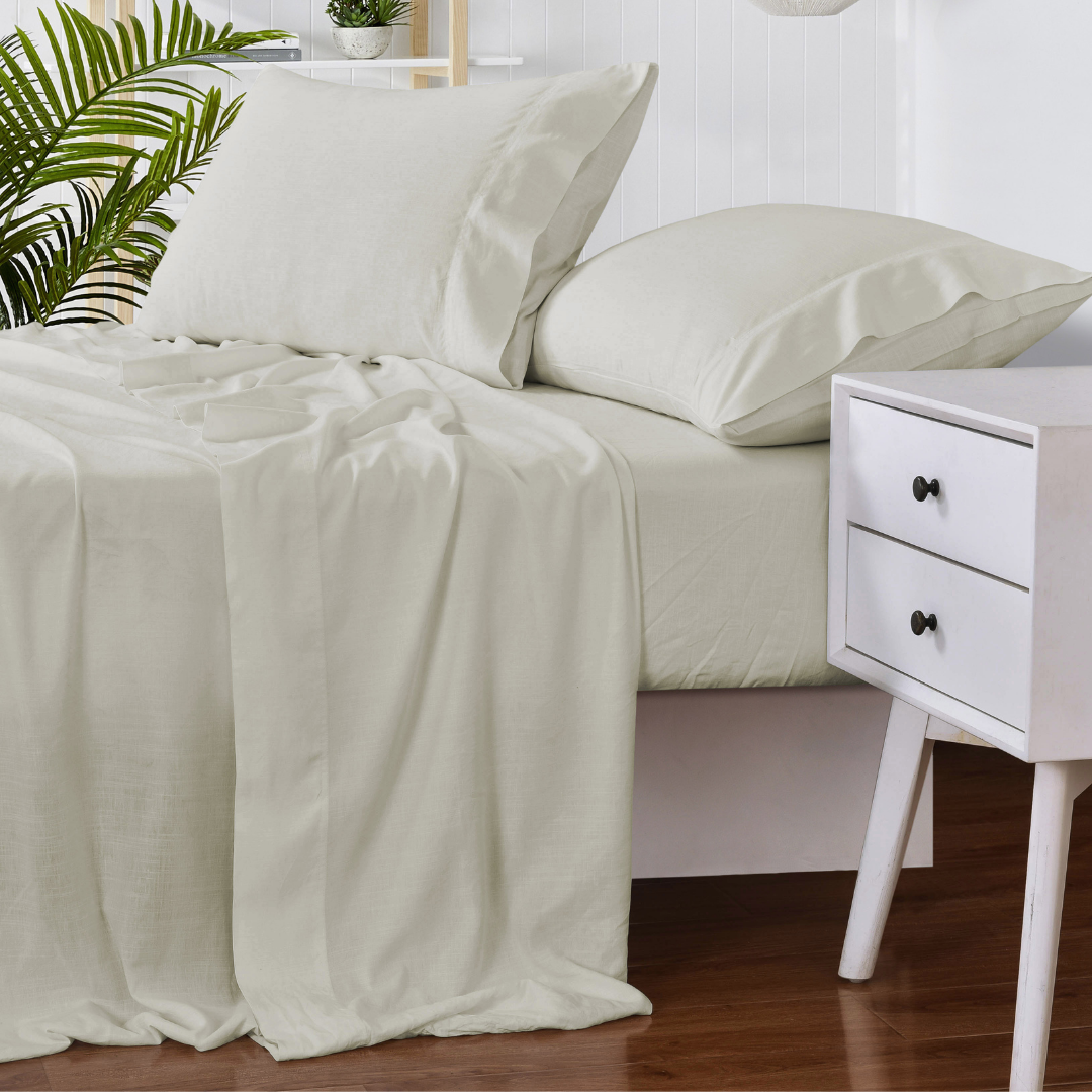 Organic Linen Bamboo Sheet Set