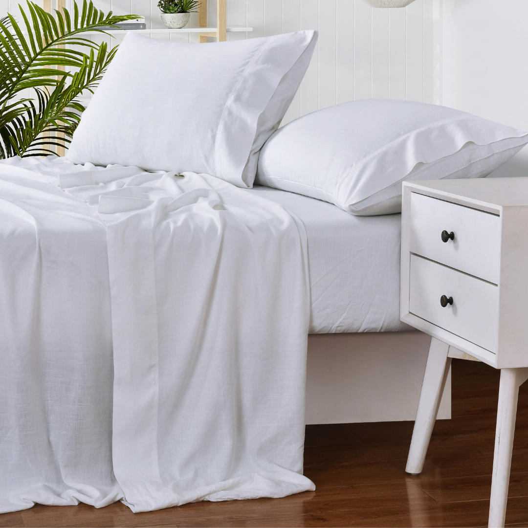Organic Linen Bamboo Sheet Set