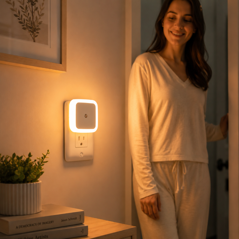 LED Night Light Lamp with Smart Sensor