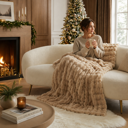 Cooling Plush Throw Blankets