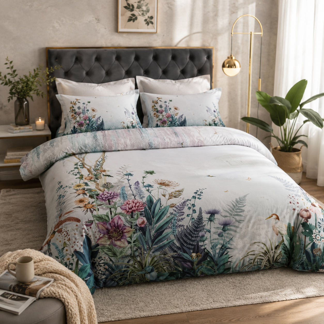 Summer Garden Duvet Cover Set