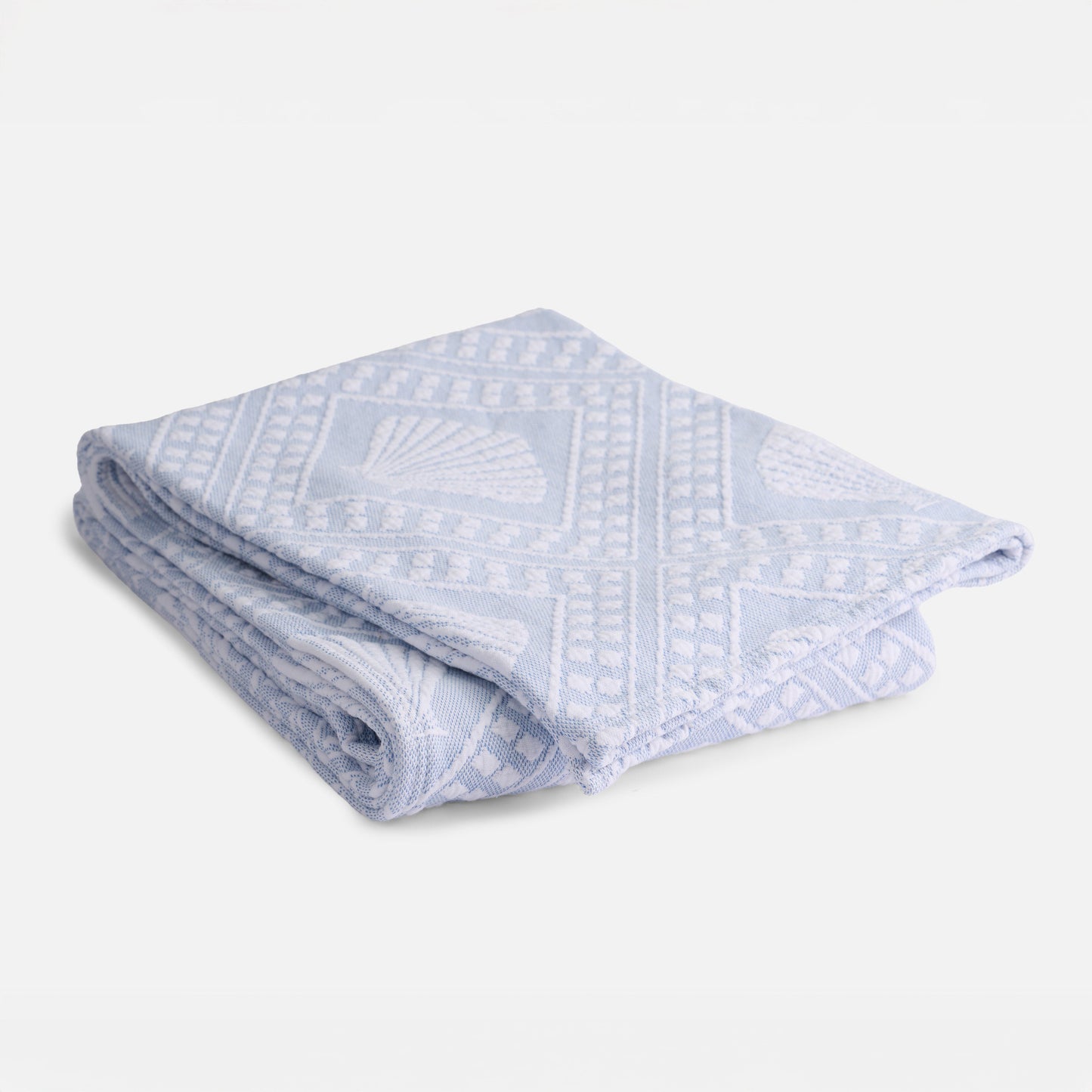 Coastal Blue Throw Blanket