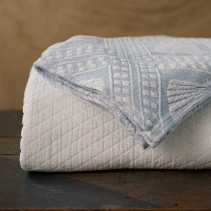 Coastal Blue Throw Blanket