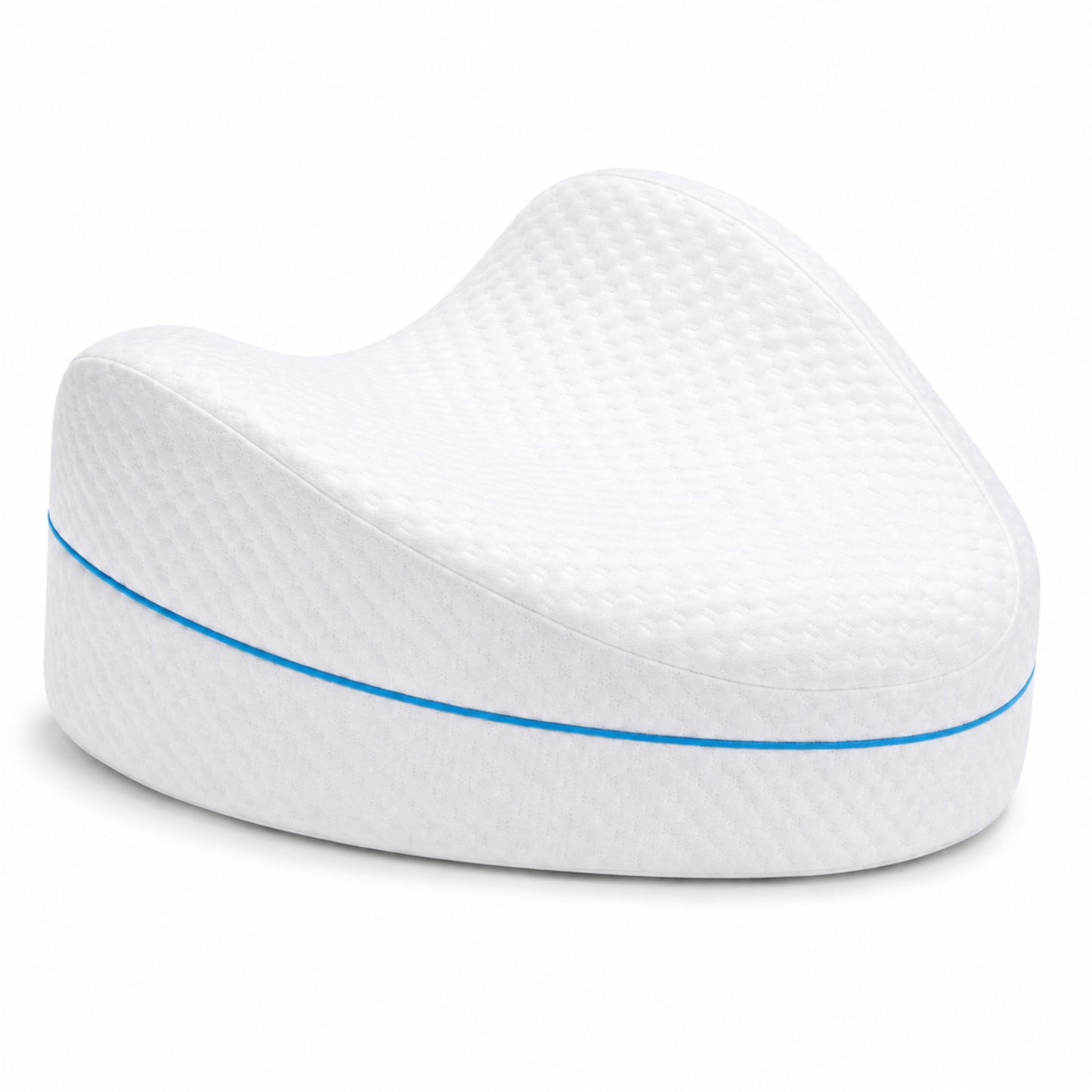 Hushly Orthopedic Knee Pillow for Side Sleepers & Sciatica Relief