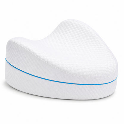Hushly Orthopedic Knee Pillow for Side Sleepers & Sciatica Relief