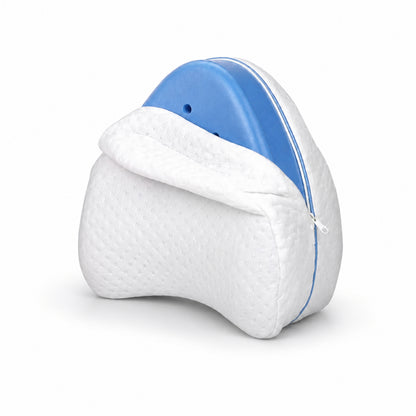 Hushly Orthopedic Knee Pillow for Side Sleepers & Sciatica Relief