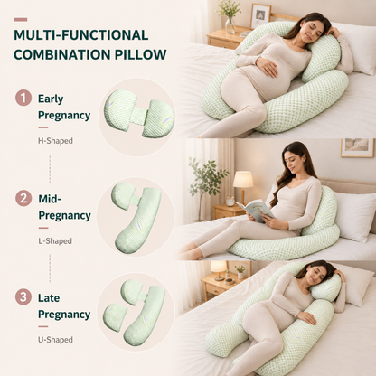 Hushly Adjustable Pregnancy Support Pillow