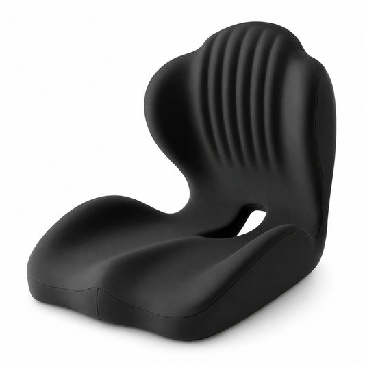 Hushly Ergonomic Memory Foam Seat Cushion with Lumbar Support