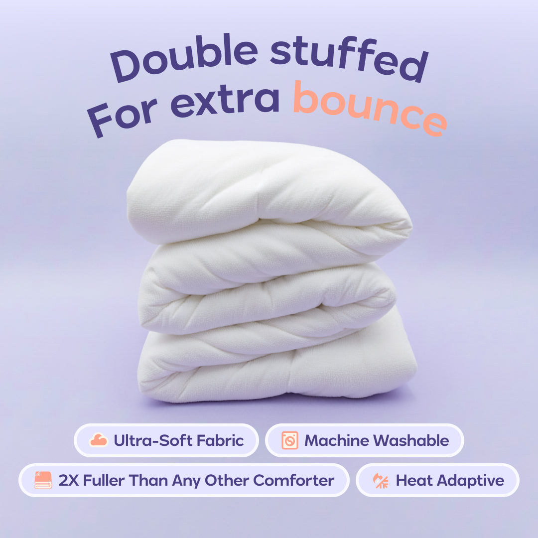 Ultra-Fluffy, Temperature-Balancing Comforter