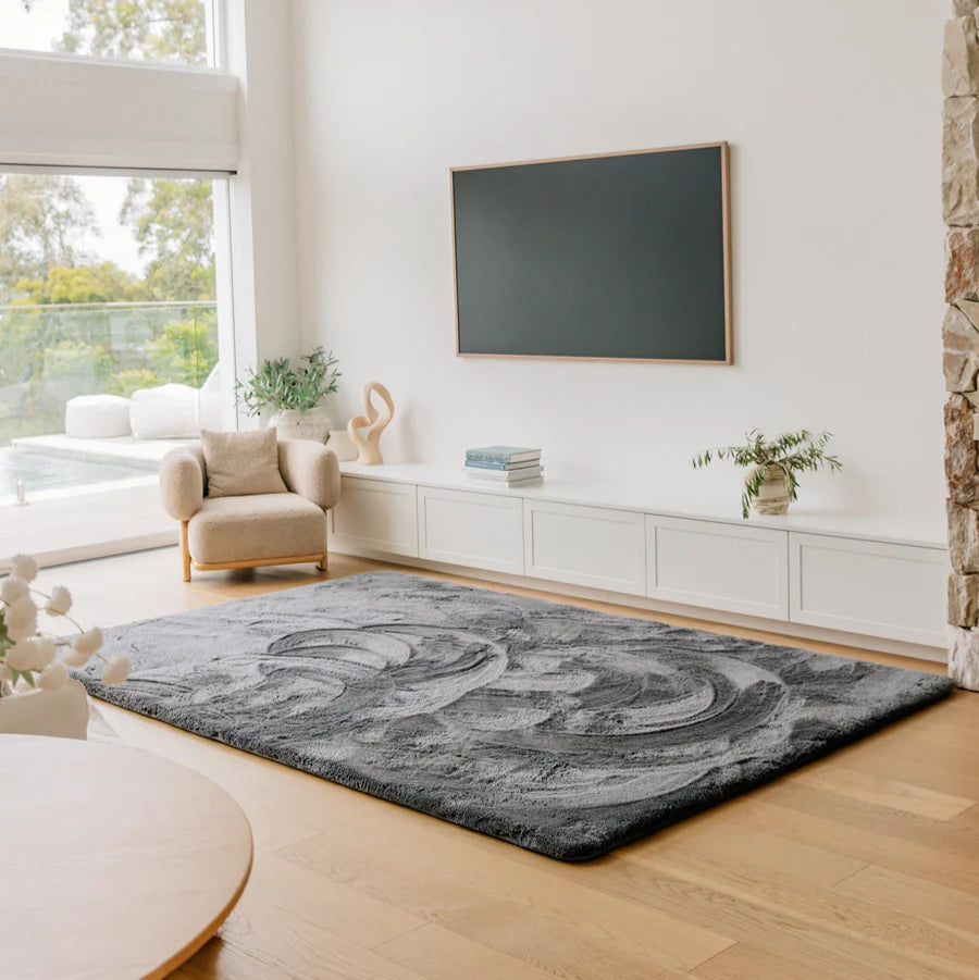 Deluxe Shaggy Relax Mat - 35mm Thick Foam Base