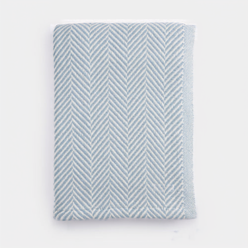 Herringbone Cotton Throw Blanket