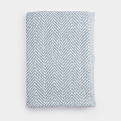 Herringbone Cotton Throw Blanket