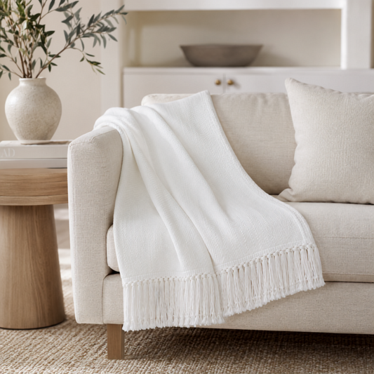 Classic Cotton Throw Blanket
