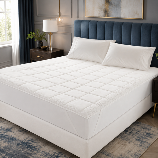Washable Wool Filled Mattress Topper