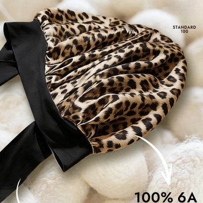 Bowknot Sleep Cap – 100% Mulberry Silk Hair Protector