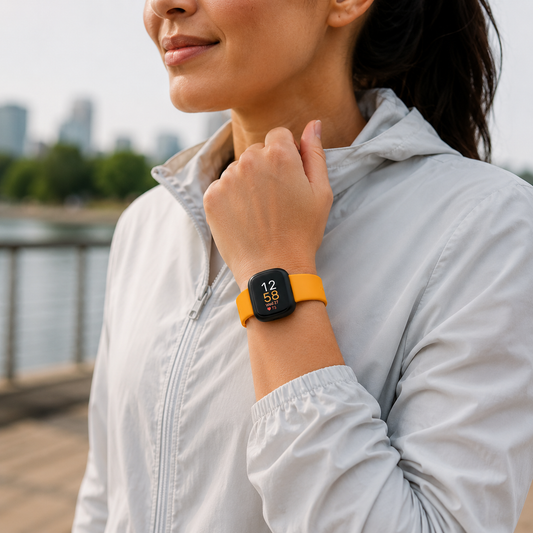 24/7 Health & Fitness Tracker with Sleep Tracking, Stress Management