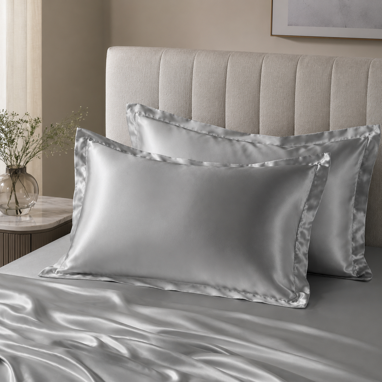 Silk Luxe Mulberry Satin Pillowcase