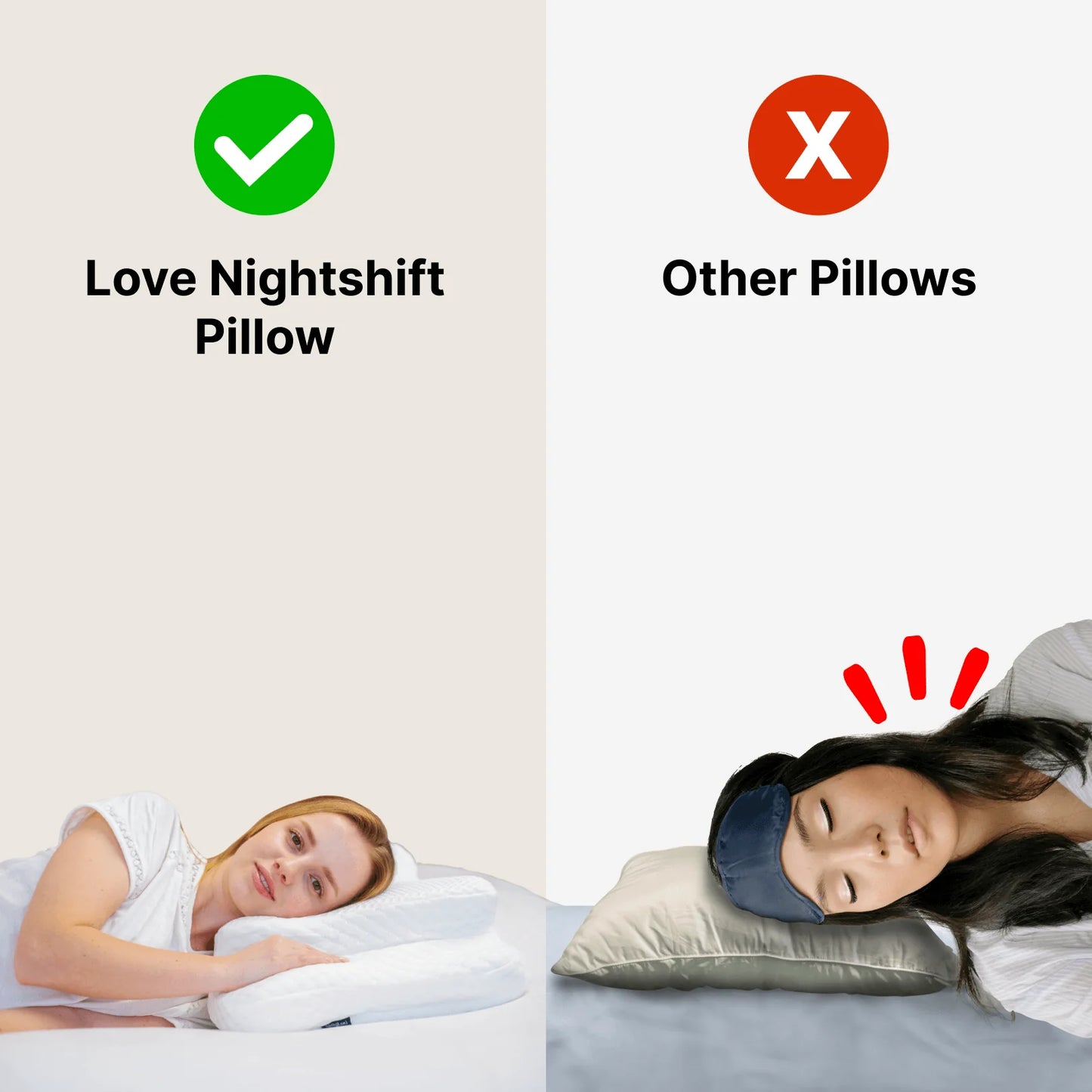 Ergonomic Butterfly Pillow