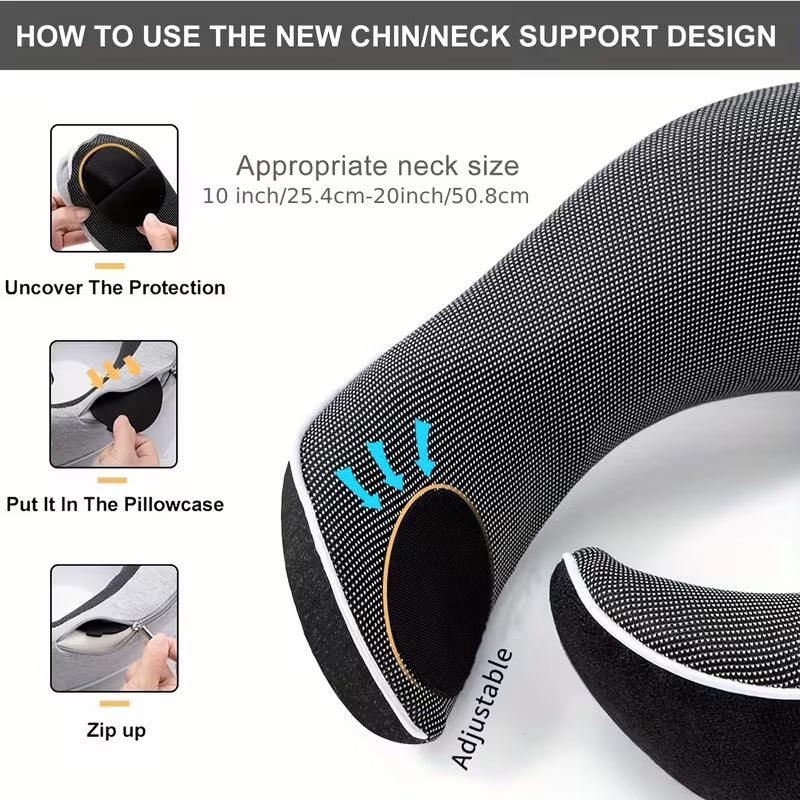 Portable Travel Neck Support Pillow