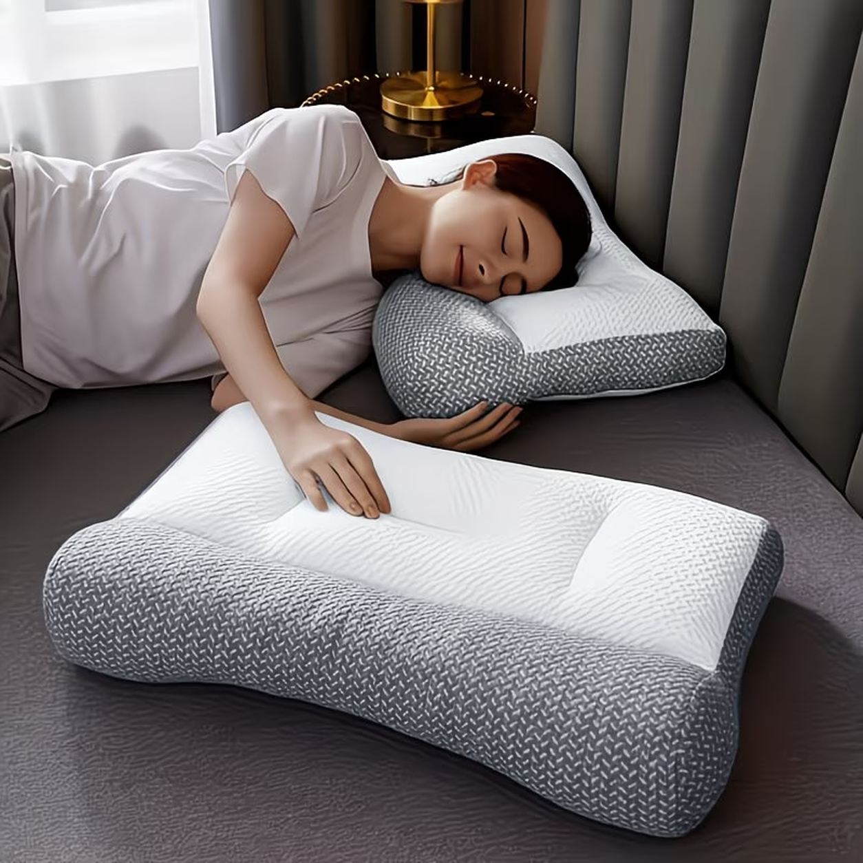 Neck Support Pillow Anti-Snoring Sleep Aid