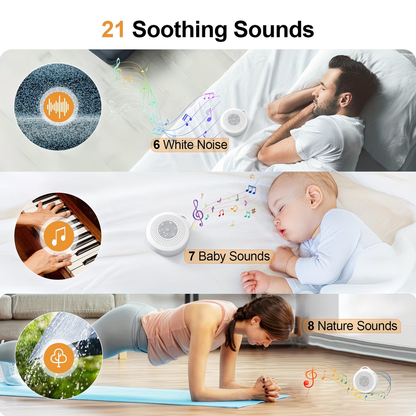 SLEEP AIDS DEVICE - White Noise Sleep Machine with Timer