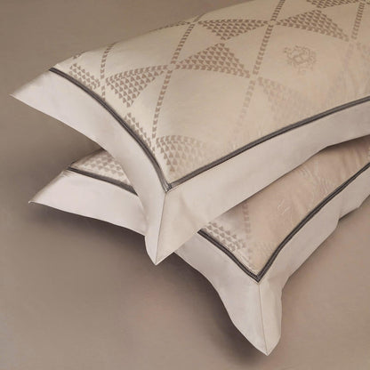 Luxury Egyptian Cotton Diamond Duvet Cover Set