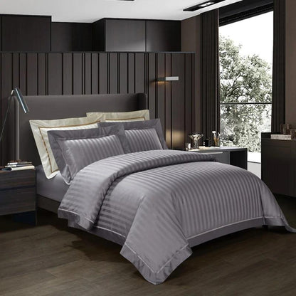 Luxury Grey Duvet Cover Set