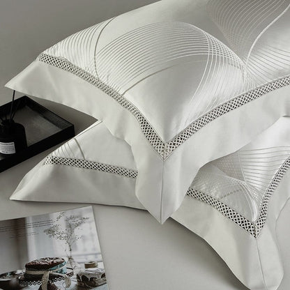 Modern Embroidered Luxury Duvet Cover Set