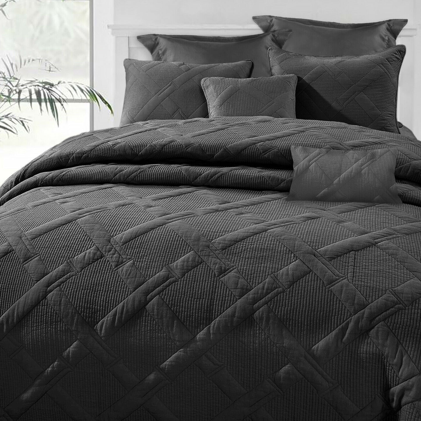 7 Piece Bamboo Comforter Set