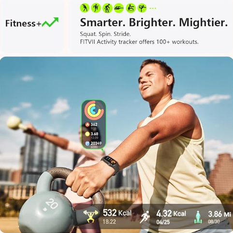 Waterproof Smart Watch for Women and Men Sleep Tracking